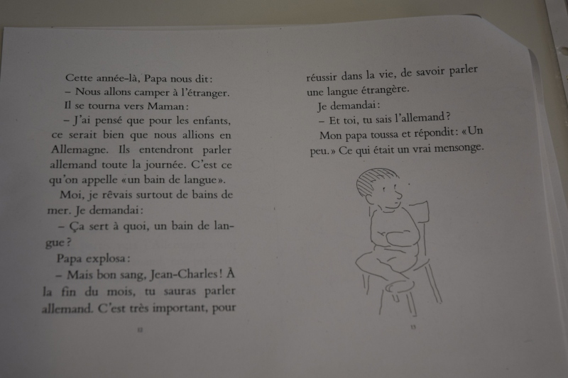 Extrait du texte inconnu  «Le hollondais sans peine»